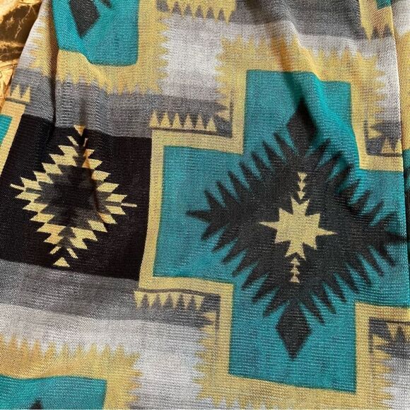 Crazy Train Cardigan Size Small Sheer Animal Print Southwestern​ - Picture 7 of 13